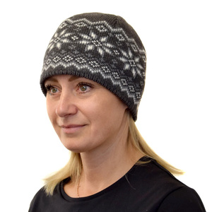 Bonnet jacquard personnalisé avec logo personnalisé OEM Bonnet en tricot pour vêtements décontractés, promotions et mode hivernale - Product Image 2