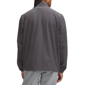 เสื้อแจ็คเก็ตกันลมสำหรับผู้ชายกันลมกันน้ำกันลมเสื้อกันลมกันลมเสื้อแจ็คเก็ตบุผ้าฟลีซผิวสำหรับเล่นกีฬาฤดูหนาวโลโก้แบบกำหนดเอง - Product Image 3