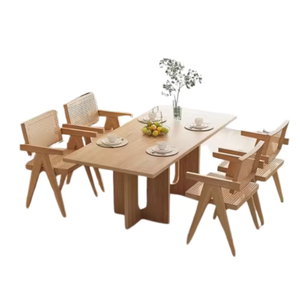 Modern Minimalist Restaurant <b>Set</b> Household <b>Dining</b> Table and <b>Chairs</b> <b>Set</b> Good at Quality With <b>4</b> Seats Highest Quality - Product Image 1