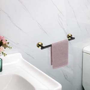Porte-serviettes en laiton, porte-serviettes pour salle de bain, design paon double - Product Image 5
