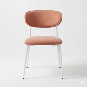 Silla de Comedor Tapizada Elegante MELORA con Patas de Metal – Silla Premium para Uso Residencial y Comercial - Product Image 1