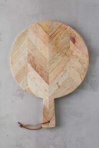 Ensemble de planches à découper en bois de noyer de qualité supérieure avec poignée, planche à découper en bois d'acacia pour la cuisine, planche à découper robuste pour la viande, le fromage, la charcuterie - Product Image 3