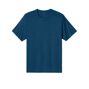 T-shirt pour homme en mélange de polyester et de coton, manches courtes, séchage rapide, respirant, pour le sport et les vêtements décontractés, best-seller - Product Image 1