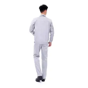 Personalizado 100% pantalones de algodón de alta calidad camisas ropa de trabajo de alta resistencia 2 uds uniforme de ropa de trabajo para hombre - Product Image 3