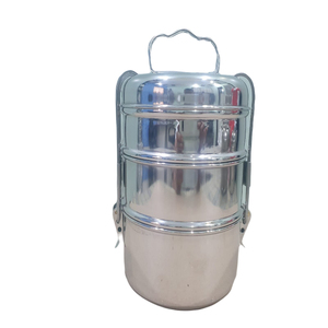 Boîte à lunch en acier inoxydable meilleurs produits de vente bol à soupe adultes thermo nouveau meilleur petit déjeuner isolé tiffin forme ronde - Product Image 6