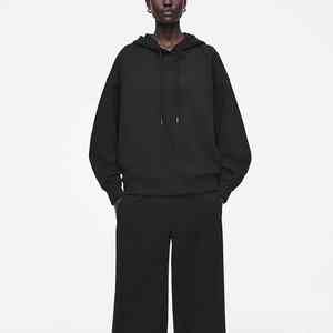 Sweat à capuche polaire épais Streetwear pull à capuche en coton lourd surdimensionné pour hommes et femmes vêtements de mode à la mode - Product Image 2