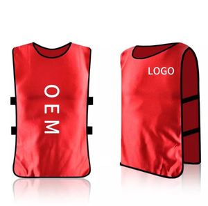 Cheap price custom numbered & logo cheap sports <b>training</b> vest <b>bibs</b> for soccer - Product Image 3