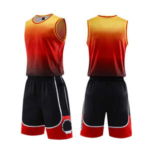 Uniforme de baloncesto personalizado profesional Diseño de sublimación Transpirable XS Tamaño Conjunto con número de equipo Impresión Técnica simple - Product Image 1