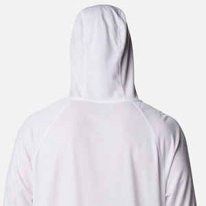 Sweat à capuche pour homme en maille confortable avec impression de logo personnalisée, manches longues et capuche, couleur unie / Conception de capuche réglable - Product Image 5