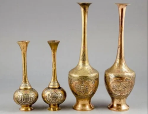 แจกันทองเหลืองสีดำและสีคลาสสิกสำหรับจัดงานแต่งงานปาร์ตี้ตกแต่งบ้านแจกันโลหะสุดสร้างสรรค์ - Product Image 4