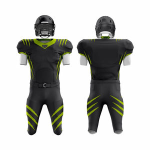Uniforme de Fútbol Americano al por Mayor, Conjunto Personalizado de Camiseta, Pantalones, Casco y Calcetines, Impresión por Sublimación, Fabricación OEM y ODM, Ropa Deportiva - Product Image 1