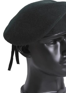 Bérets tactiques personnalisés 2025 100% laine Rouge Noir Vert - Product Image 5