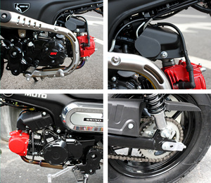 2025 nouveau <span class=keywords><strong>Dax</strong></span> 125cc quatre temps électronique Injection Road Ride classique rétro essence singe moto - Product Image 5