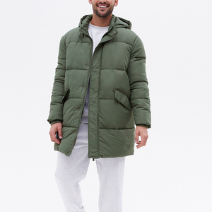 Best Price Men's Stylish High Street Winter <b>Thin</b> Regular <b>Puffer</b> Coats Trendy Comfortable <b>Jackets</b> with Front Logo Option - Product Image 1