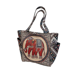 กระเป๋าสะพายไหล่ลายช้างผ้าใบ No.9 10ดีไซน์ที่มีเอกลักษณ์เสื้อผ้าประจำภูมิภาค - Product Image 1