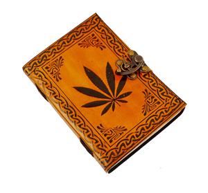 <b>leaf</b> leather journal vintage handmade orange with black notebooks woman large <b>book</b> of spell sketchbook supplies diary - Product Image 1