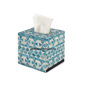 Boîte à mouchoirs en bois finie personnalisée porte-mouchoirs de qualité supérieure en forme de rectangle nouvelle boîte à mouchoirs en bois - Product Image 5