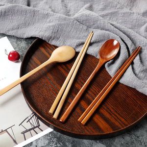 มาใหม่ล่าสุดปี 2024 ผู้ผลิตไม้ Eco Heavy ช้อนส้อมนํามาใช้ใหม่เป็นมิตรกับการเดินทางย่อยสลายได้ในราคาไม่แพงชุดช้อนส้อม - Product Image 4