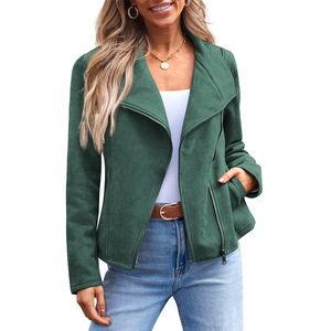 Chaquetas de Cuero para Mujer, Ropa de Moda Urbana, Chaqueta de Cuero de Alta Calidad con Diseño Moderno a Precio Económico - Product Image 1