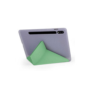 Étui pliable noir Netzy pour Galaxy Tab S7 T870, matériau PU protecteur avec compartiment pour stylet et support, certifié ROHS - Product Image 5