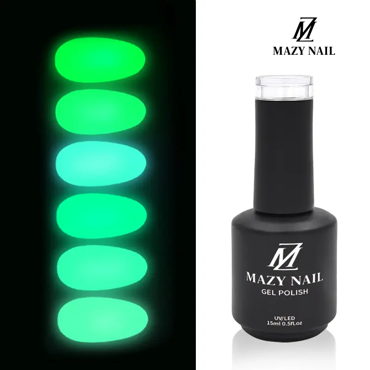 Phát sáng trong bóng tối Gel Top Coat tỏa sáng cao ngâm tắt Gel Polish LED UV đèn cần thiết chữa Nail Art sơn móng tay