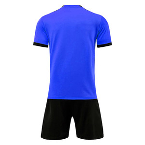 Camisetas de fútbol de tallas personalizadas de alta calidad para hombre, ropa de equipo superior, Impresión de logotipo privado verde sólido, corte automatizado para adultos - Product Image 2