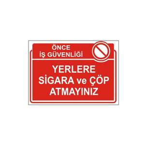 PVC <b>Vinyl</b> Sticker for Home Decoration for Outdoor Use-Do Not Litter or Throw Cigarette Butts on the Ground - Product Image 1