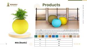 BOLI Top Grade Intérieur Extérieur Maison Jardin Décoration Moderne Rustique Plancher Artificiel avec Petit Pot De Fleur Planteur Kit - Product Image 3