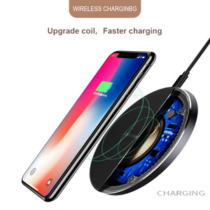 แท่นชาร์จไร้สายแบบพกพา10W 15W QC3.0ชาร์จเร็ว5W ไฟเอาต์พุต USB พอร์ตชาร์จโทรศัพท์ทนไฟ - Product Image 2