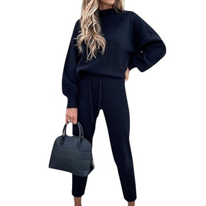 Vente en gros de survêtements pour femmes 100% coton personnalisés, survêtements de haute qualité pour femmes, logo personnalisé en quantité, survêtement OEM pour filles tendance - Product Image 2