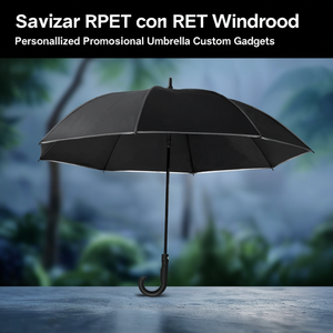 Savilar RPET <b>Windproof</b> Personalized Promotional <b>Umbrella</b> Custom Gadgets - Product Image 3