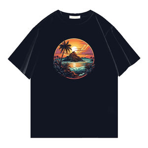 Camiseta Oversize de Alta Calidad con Estampado Personalizado al por Mayor, 180 GSM, Algodón, Patrón Sólido, Largo, Impresión Serigráfica, Transpirable y de Secado Rápido - Product Image 6