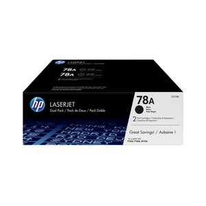 Tóner HP Original 78A, Paquete de 2, Negro para Cartuchos de Tóner LaserJet (CE278AD) - Tóner en Polvo de Japón - Product Image 1