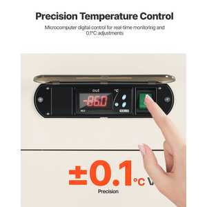 Upright Ultra Low Temp Laboratory Deep Freezer 28L Digital Display Adjustable Temperature 40 123 Fahrenheit Casters 3-Year - Product Image 4