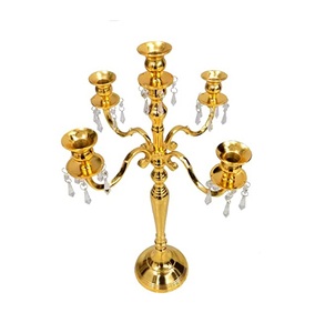 Pièce maîtresse de candélabre de mariage fait main décoratif classique pour la décoration de la maison et de l'hôtel au meilleur taux - Product Image 6