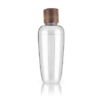 Ensemble de shakers à cocktails en acier inoxydable avec logo personnalisé, cuillère de bar à manche en bambou, doseur, kit d'outils de bar haut de gamme, fournisseur en gros