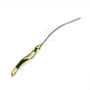 Disector frontoglabelar SHAPER / LANGENBECK 26cm, ancho de hoja ligeramente curvada 10mm con mango Ergo para cirugía craneofacial - Product Image 6