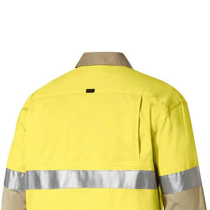 Work Wear <b>Safety</b> <b>Clothing</b> Construction Uniform Long Sleeve Polyester Fluorescent Hi Vis Reflective Road <b>Safety</b> Polo Shirt Unisex - Product Image 6