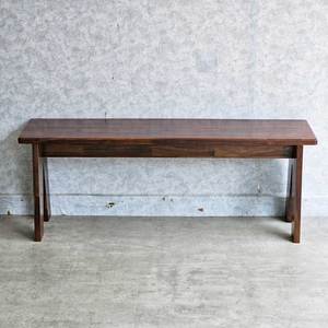 Acacia Wood Patio <b>Bench</b> Rustic Design 120x30x45cm Outdoor/Entry Park/Garden <b>Bench</b> <b>Metal</b> Frame - Product Image 4