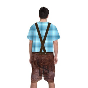 Pantalones Cortos Bávaros Unisex de Alta Calidad Hechos a Medida, Diseño Original, Prendas de Cuero Estampadas, Directo de Fábrica, Última Moda - Product Image 3