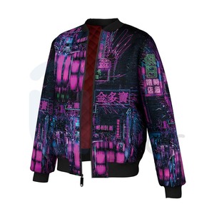 Chaqueta Bomber de Invierno para Hombre, Cuello Alto, Gruesa, Cálida, de Alta Calidad, Personalizable, Estilo Universitario, Estilo Béisbol, Venta al por Mayor - Product Image 1