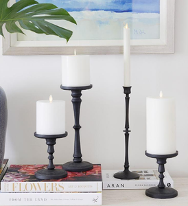 Accessoires d'éclairage de Pâques décoratifs d'intérieur en métal noir Bougeoir chauffe-plat pour la fête à la maison But décoratif - Product Image 5