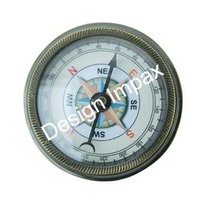 Boussole d'ancre de navire nautique cadeaux promotionnels et à collectionner boîte de boussole cadeau de boussole nautique de luxe plaqué or - Product Image 2