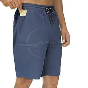 Shorts décontractés pour hommes Conception de logo personnalisé Vêtements de mode confortables Fabriqués en usine au Pakistan Motif solide - Product Image 6