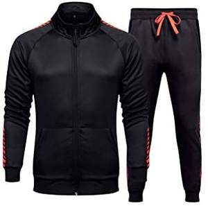 Survêtement de sport en molleton de coton XL 100% pour hommes, respirant, imprimé, deux pièces, pour l'hiver, pour l'entraînement des adultes - Product Image 6