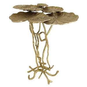 Table minimaliste en laiton conçue pour les appartements modernes, offrant des lignes élégantes et nettes qui rehaussent le design intérieur sophistiqué. - Product Image 5