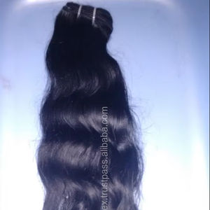 Cabello natural ondulado Cabello natural sin procesar Remy Textura natural Cabello humano Wafting Raw Temple Extensión de cabello virgen indio ondulado rizado - Product Image 4
