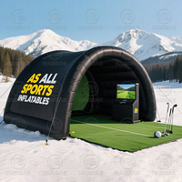 Portable Pop Up Golf Course Simulateur Enceinte Commercial Blow Up Chapiteau Tentes Extérieures Cage De Golf à Vendre
