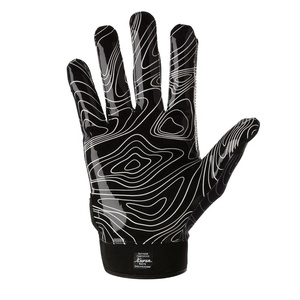 Antideslizante Super Grip Estilo de bandera de EE. UU. Diseño personalizado Guantes de receptor de fútbol americano Cómodos guantes de receptor de fútbol de Palma - Product Image 5