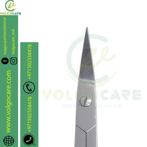 Ciseaux à poils de nez incurvés et arrondis de qualité supérieure pour hommes, ensemble de 2 ciseaux de manucure à cuticules pour ongles Kit de cisailles pour barbe moustache - Product Image 6